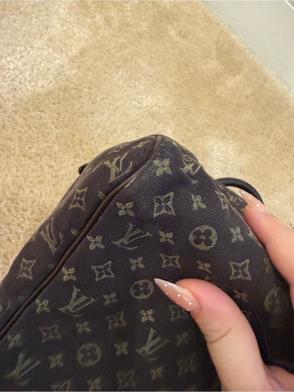 Very good condition! Louis Vuitton Speedy 30 Mini Lin - Picture 8 of 10
